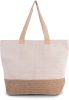 Kimood KI0258 RUSTIC JUCO HOLD-ALL SHOPPER BAG U