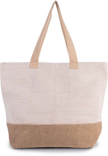Kimood KI0258 RUSTIC JUCO HOLD-ALL SHOPPER BAG U