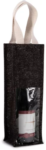 Kimood KI0267 JUTE BOTTLE BAG U