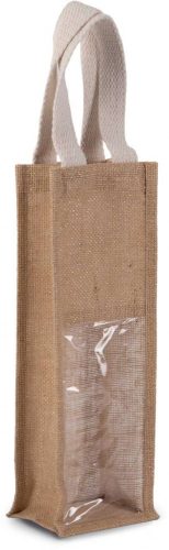 Kimood KI0267 JUTE BOTTLE BAG U