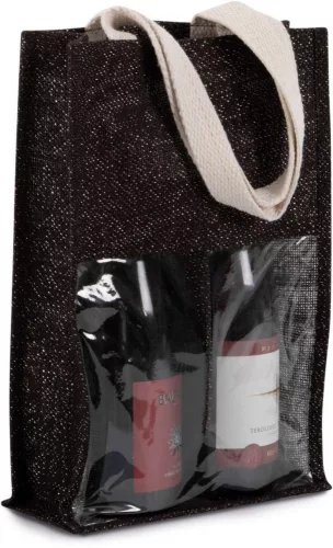 Kimood KI0268 JUTE BOTTLE BAG U