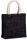 Kimood KI0272 JUTE CANVAS TOTE - SMALL U