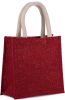 Kimood KI0272 JUTE CANVAS TOTE - SMALL U