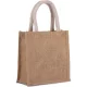 Kimood KI0272 JUTE CANVAS TOTE - SMALL U