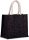 Kimood KI0273 JUTE CANVAS TOTE - MEDIUM U