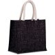 Kimood KI0273 JUTE CANVAS TOTE - MEDIUM U