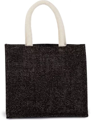 Kimood KI0273 JUTE CANVAS TOTE - MEDIUM U