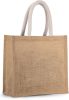 Kimood KI0273 JUTE CANVAS TOTE - MEDIUM U