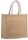 Kimood KI0273 JUTE CANVAS TOTE - MEDIUM U