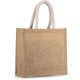 Kimood KI0273 JUTE CANVAS TOTE - MEDIUM U