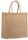 Kimood KI0274 JUTE CANVAS TOTE - LARGE U
