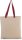 Kimood KI0277 FLAT CANVAS SHOPPER WITH CONTRAST HANDLE U