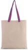 Kimood KI0277 FLAT CANVAS SHOPPER WITH CONTRAST HANDLE U