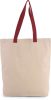Kimood KI0278 SHOPPER BAG WITH GUSSET AND CONTRAST COLOUR HANDLE U