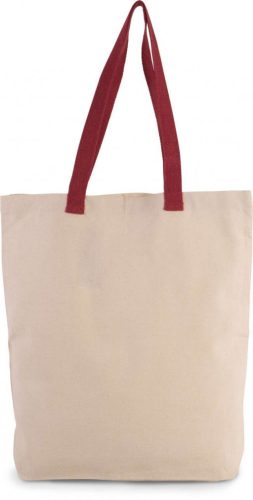 Kimood KI0278 SHOPPER BAG WITH GUSSET AND CONTRAST COLOUR HANDLE U