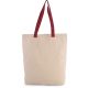 Kimood KI0278 SHOPPER BAG WITH GUSSET AND CONTRAST COLOUR HANDLE U