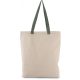 Kimood KI0278 SHOPPER BAG WITH GUSSET AND CONTRAST COLOUR HANDLE U