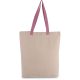 Kimood KI0278 SHOPPER BAG WITH GUSSET AND CONTRAST COLOUR HANDLE U