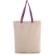 Kimood KI0278 SHOPPER BAG WITH GUSSET AND CONTRAST COLOUR HANDLE U