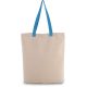 Kimood KI0278 SHOPPER BAG WITH GUSSET AND CONTRAST COLOUR HANDLE U