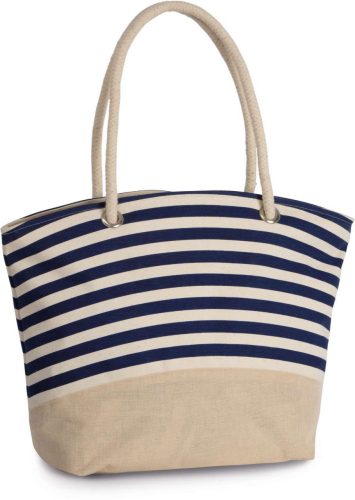 Kimood KI0283 JUTE CANVAS DUFFEL SHOPPING BAG U