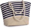 Kimood KI0283 JUTE CANVAS DUFFEL SHOPPING BAG U