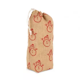 Kimood KI0726 BOTTLE CARRIER WITH CHRISTMAS PATTERNS U