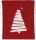 Kimood KI0746 COTTON BAG WITH CHRISTMAS TREE DESIGN AND DRAWCORD CLOSURE U