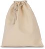 Kimood KI0747 COTTON BAG WITH DRAWCORD CLOSURE - LARGE SIZE U