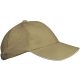 K-UP KP042 Orlando gyerek 6 paneles sapka - Beige/White