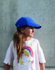 K-UP KP042 Orlando gyerek 6 paneles sapka - Royal Blue/White