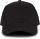 K-UP KP108 Oeko-tex uniszex pamut 6 paneles sapka - Black