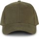 K-UP KP108 Oeko-tex uniszex pamut 6 paneles sapka - Khaki