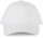 K-UP KP135 Organic pamut uniszex 5 paneles sapka - White