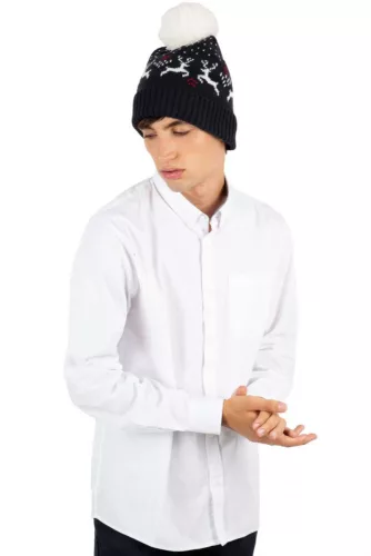 K-UP KP512 WINTER BEANIE WITH REINDEER DESIGN U