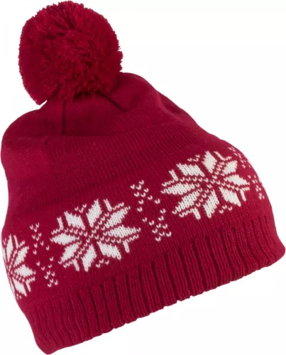 K-UP KP540 FAIR ISLE KNIT BEANIE U