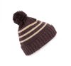 K-UP KP556 KNITTED STRIPED BEANIE IN RECYCLED YARN U