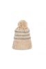 K-UP KP556 KNITTED STRIPED BEANIE IN RECYCLED YARN U