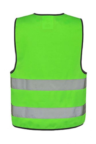 Korntex KXKW Aarhus gyerek láthatósági mellény - Neon Green