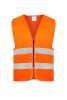 Korntex KXRX217 Cologne láthatósági mellény cipzárral - Orange