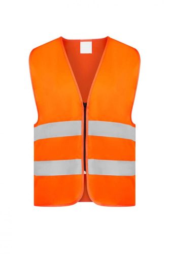 Korntex KXRX217 Cologne láthatósági mellény cipzárral - Orange