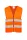 Korntex KXRX217 Cologne láthatósági mellény cipzárral - Orange