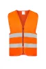 Korntex KXRX217 Cologne láthatósági mellény cipzárral - Orange