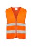Korntex KXRX217 Cologne láthatósági mellény cipzárral - Orange