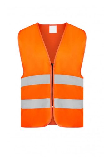Korntex KXRX217 Cologne láthatósági mellény cipzárral - Orange