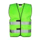 Korntex KXVW Wolfsburg láthatósági mellény fekete szegéllyel - Neon Green