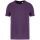 Native Spirit NS300 környezetbarát rövid ujjú uniszex póló - Deep Plum