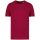 Native Spirit NS300 környezetbarát rövid ujjú uniszex póló - Hibiscus Red