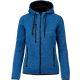 Proact PA366 Heather női cipzáros kapucnis pulóver -  Light Royal Blue Mélange