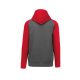 Proact PA370 KIDS' TWO-TONE HOODED SWEATSHIRT 6/8